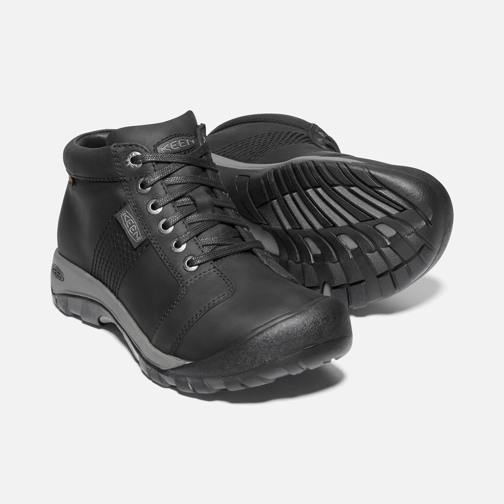 Keen Sneaker Kängor Herr Svarta - Austin Waterproof - 165274RFQ
